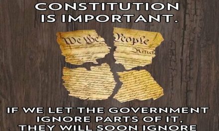 Ignore the Constitution and We Will Lose